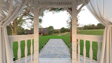 Bahçe kilisesinin 3 boyutlu canlandırması