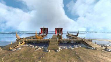 Viking gemisinin 3 boyutlu görüntülemesi