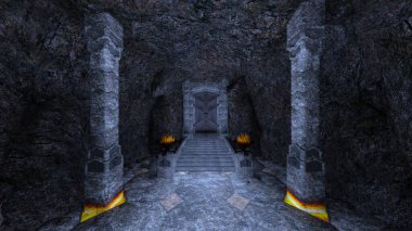 Yeraltı geçitinin 3 boyutlu yansıması