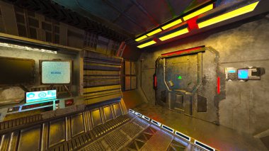 Uzay aracının 3 boyutlu görüntülemesi