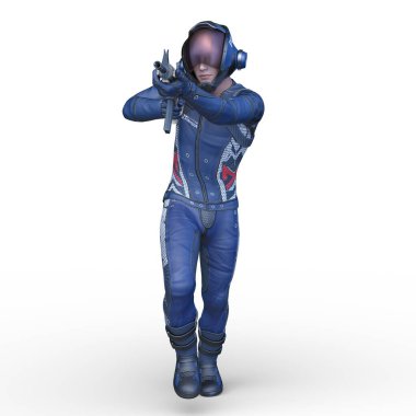 Bir savaşçının 3 boyutlu canlandırması