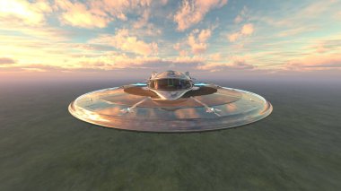 Bir uzay gemisinin 3D görüntülemesi