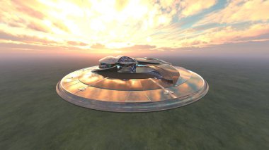 Bir uzay gemisinin 3D görüntülemesi