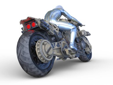 Süper kahraman bir sürücünün 3 boyutlu görüntüsü