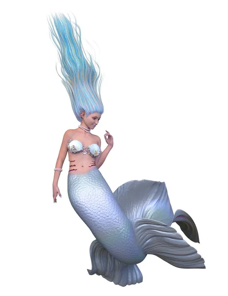 Rendering Mermaid — Stock Photo, Image