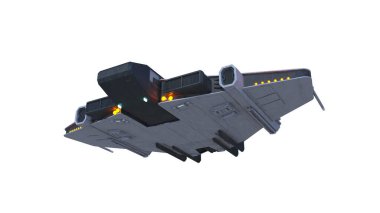 Bir uzay gemisinin 3D görüntülemesi