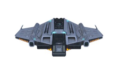 Bir uzay gemisinin 3D görüntülemesi