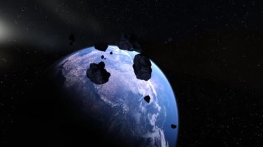 Earth 3D render. 
