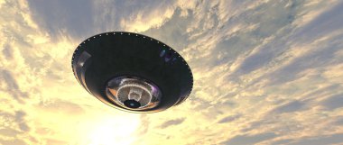 Bir uzay gemisinin 3D görüntülemesi