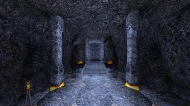 Rendering Underground Passage — ストック動画