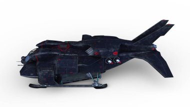 Bir uzay gemisinin 3D görüntülemesi