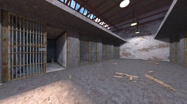 Hapishanenin 3 boyutlu canlandırması