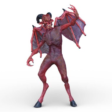 bir iblis 3D render