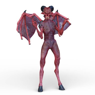 bir iblis 3D render