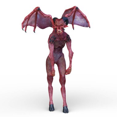 bir iblis 3D render