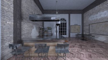 Çubuğun 3B görüntülemesi