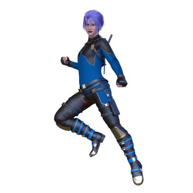 Bir siber adamın 3 boyutlu canlandırması