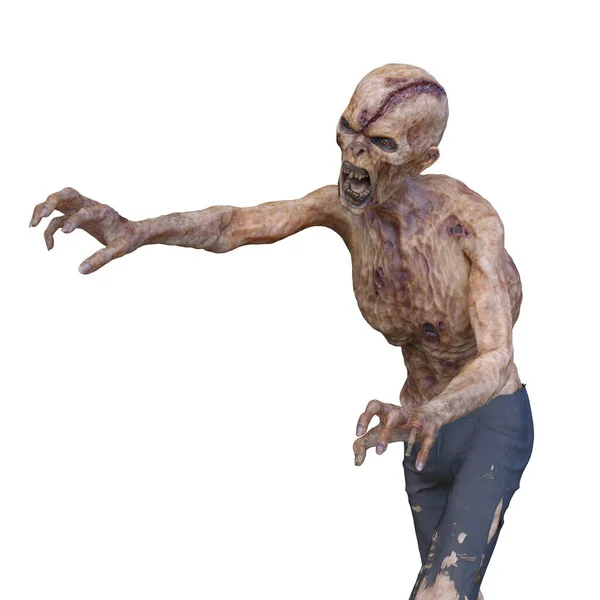 Rendering Male Zombie — Fotografia de Stock