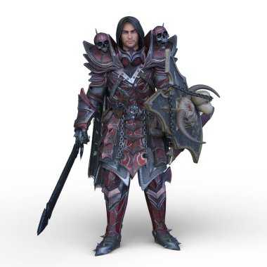 Bir şövalyenin 3 boyutlu canlandırması