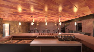 Çubuğun 3B görüntülemesi