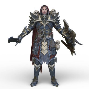 Bir şövalyenin 3 boyutlu canlandırması