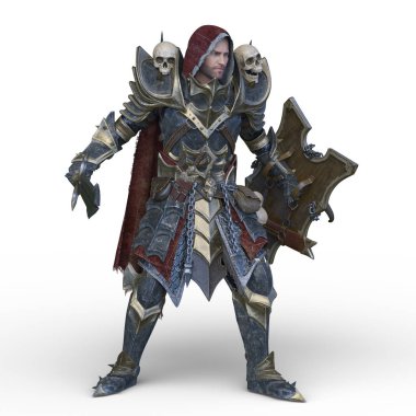 Bir şövalyenin 3 boyutlu canlandırması