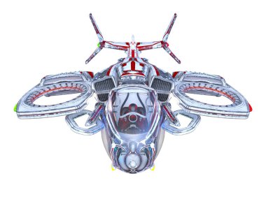 Bir uzay gemisinin 3D görüntülemesi