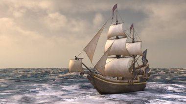 Bir uzay gemisinin 3D görüntülemesi