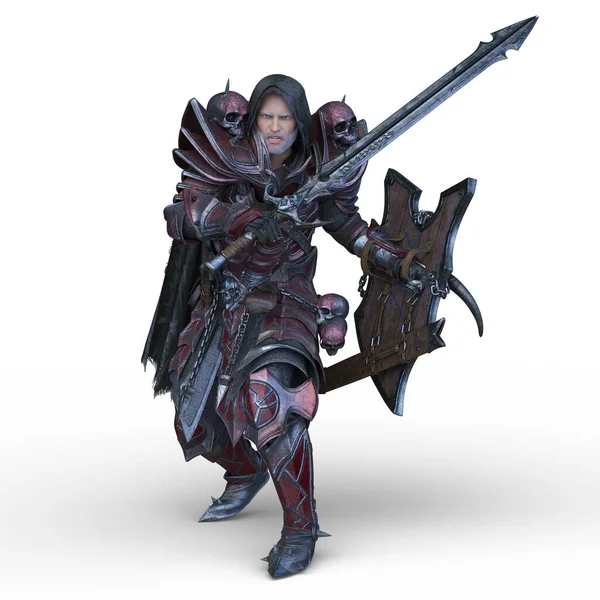 Bir şövalyenin 3 boyutlu canlandırması