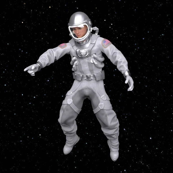 Rendering Astronaut —  Fotos de Stock