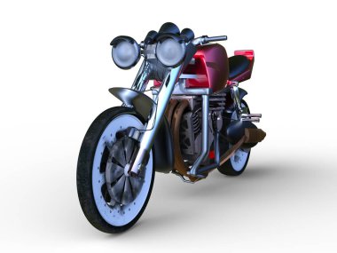 Motosikletin 3D görüntüsü