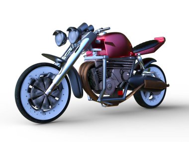 Motosikletin 3D görüntüsü