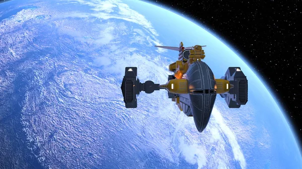 Rendering Spaceship Earth — Stock Photo, Image