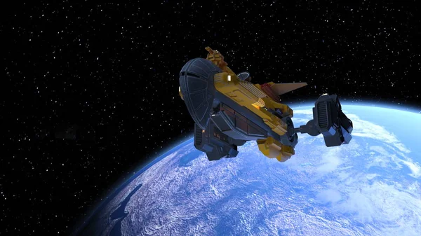 Rendering Spaceship Earth — ストック写真