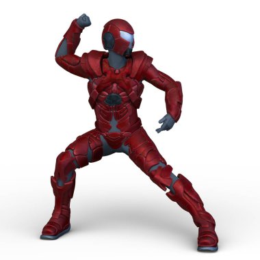 Bir siber adamın 3 boyutlu canlandırması