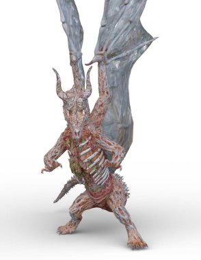 Bir Pterosaur 'un 3B canlandırması