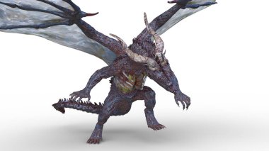 Bir Pterosaur 'un 3B canlandırması