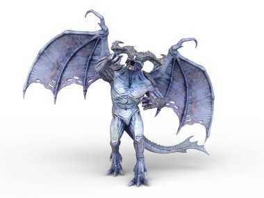 bir iblis 3D render