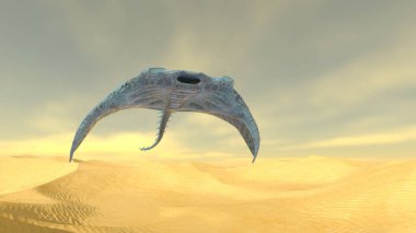 Bir canavarın 3D canlandırması