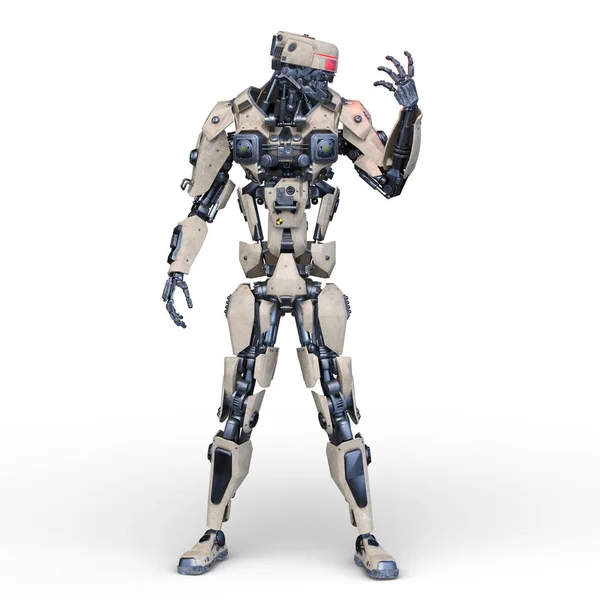 Representación Robot — Foto de Stock
