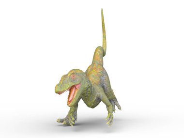 Bir dinozorun 3D canlandırması
