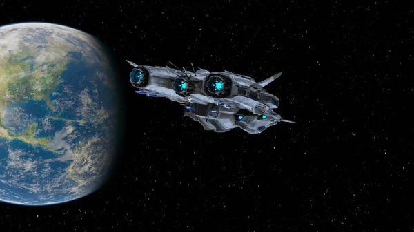Rendering Spaceship Earth — ストック写真