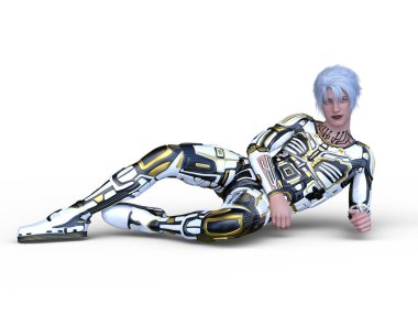 Bir siber adamın 3 boyutlu canlandırması