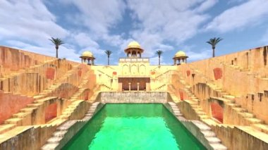 Saray avlusunun 3D görüntüsü