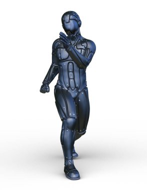 Bir siber adamın 3 boyutlu canlandırması