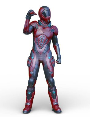 Bir siber adamın 3 boyutlu canlandırması