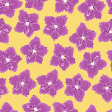   Menekşe ile kusursuz desen