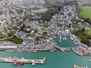 Padstow Limanı Cornwall İngiltere 