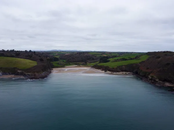 Porthluney Playa Cerca Caerhays Cornwall Inglaterra Reino Unido — Foto de Stock