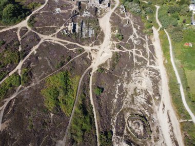Bissoe ve birleşik Cornwall İngiltere arasındaki eski maden bölgesi. 